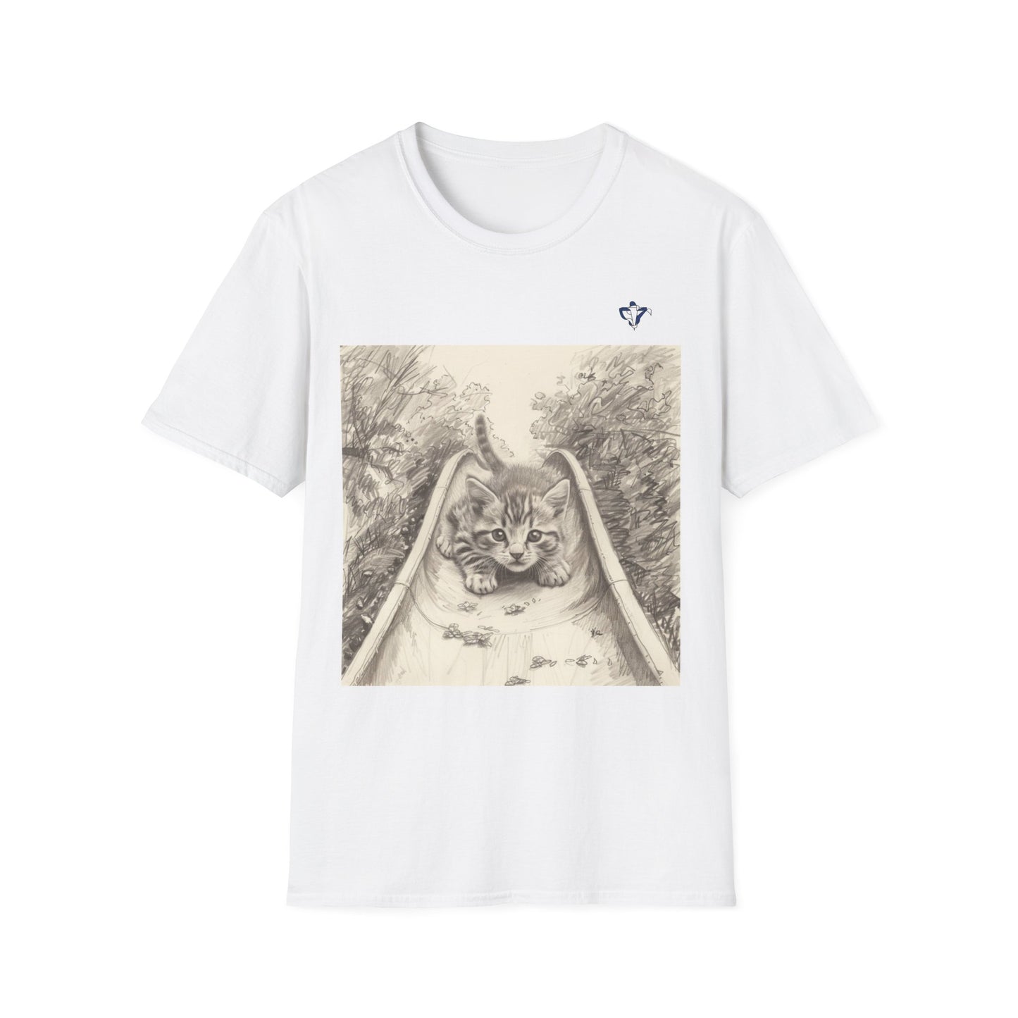 T-Shirt adulte mixte Petit chat Personnalisation FACE et MANCHE