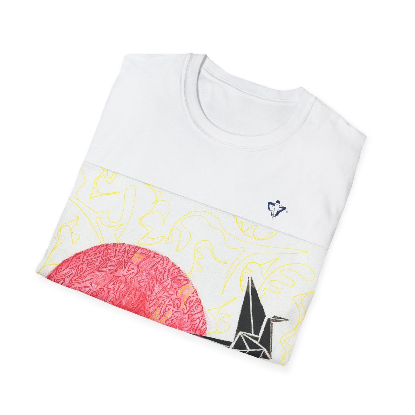 T-Shirt adulte mixte Envolée de colibris Personnalisation FACE et MANCHE