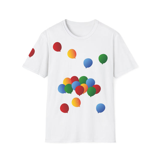 T-Shirt adulte mixte Ballons de couleur