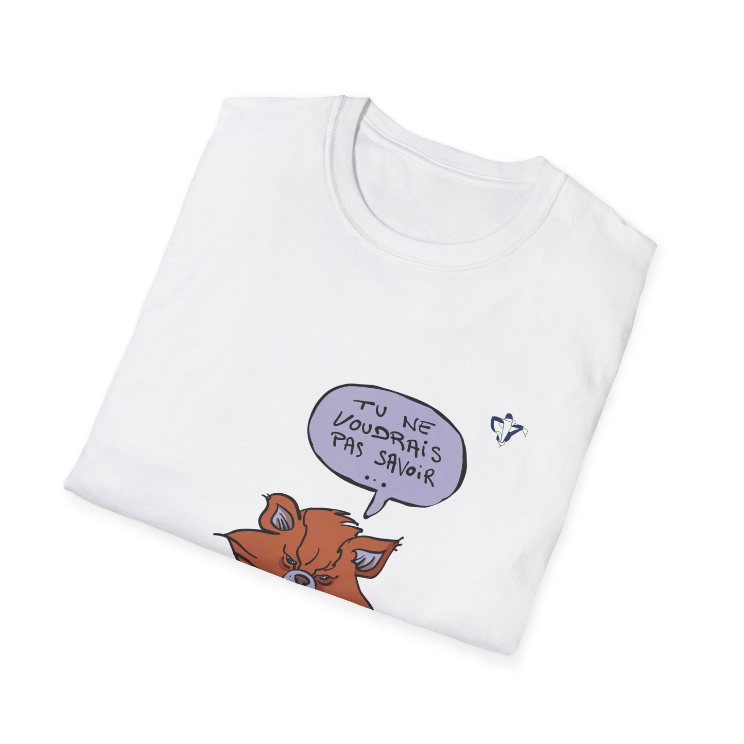 T-Shirt adulte mixte Chat roux Personnalisation FACE et MANCHE