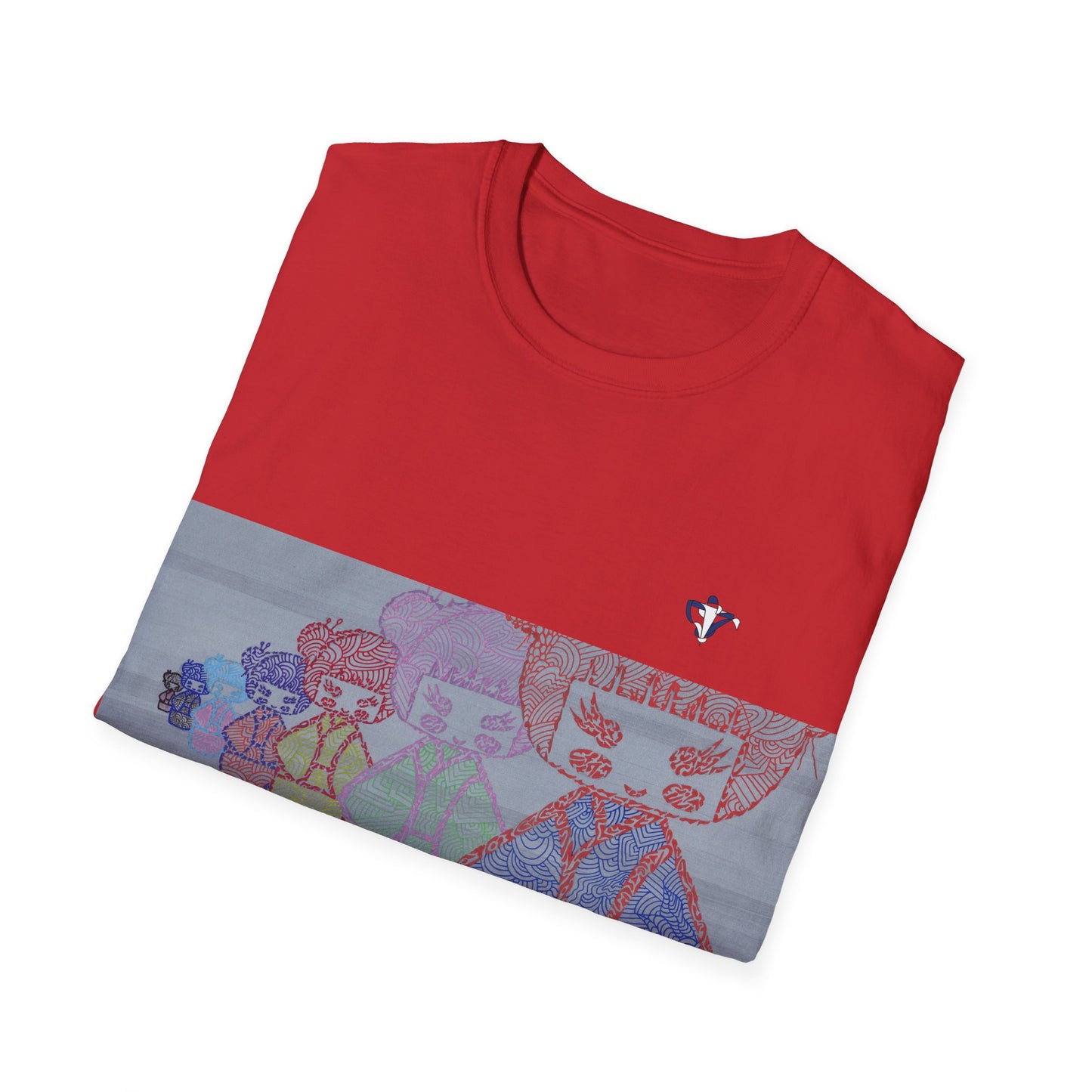 T-Shirt adulte mixte Poupées japonaises Personnalisation FACE et MANCHE