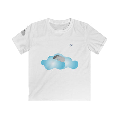 Tee-shirt enfant Chats et nuages (à personnaliser)