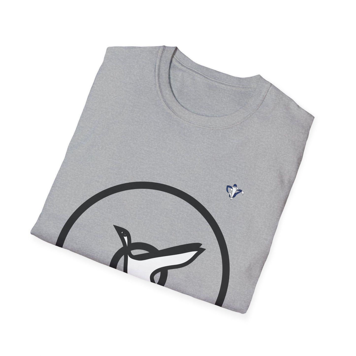 T-Shirt adulte mixte l'oie blanche Personnalisation FACE et MANCHE