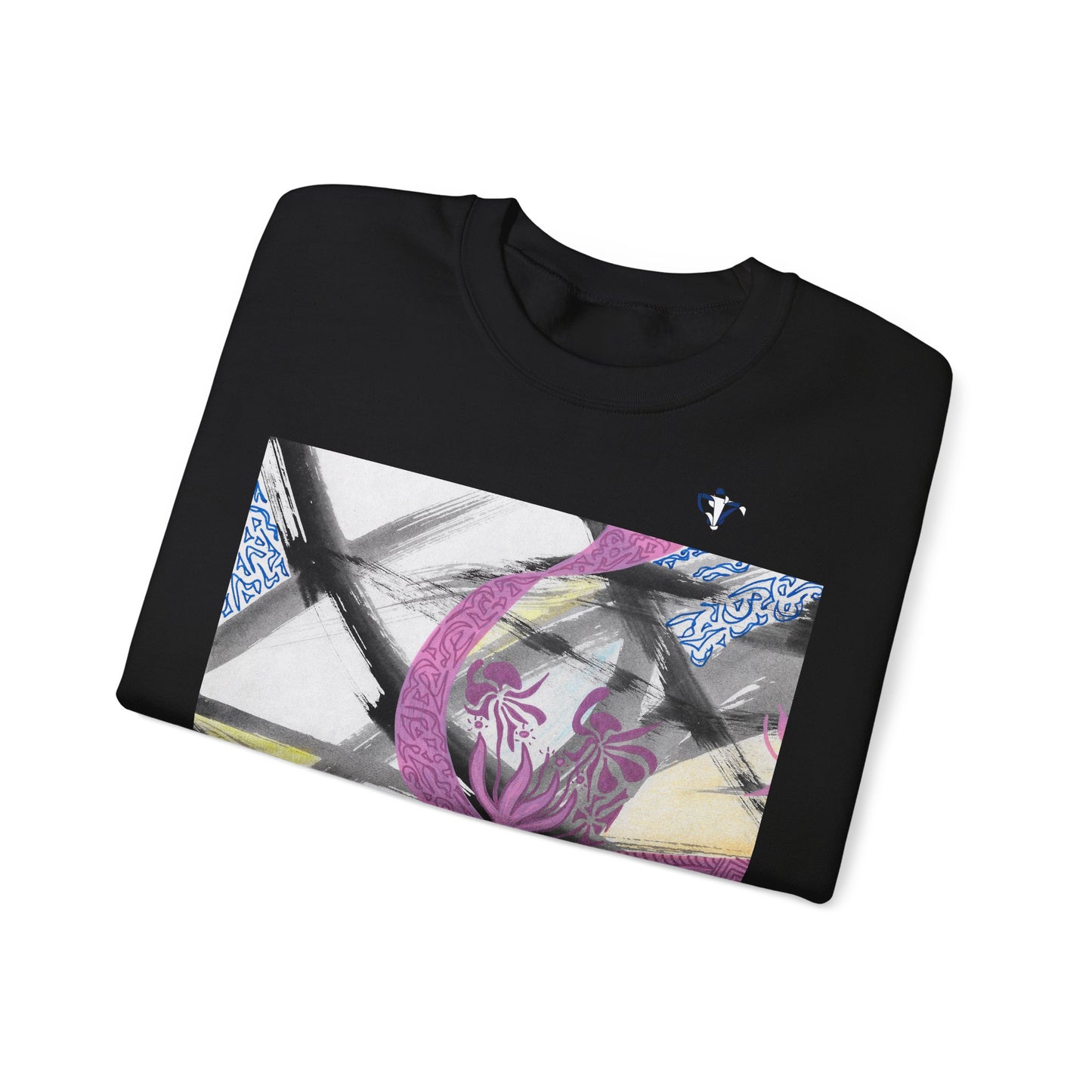 Sweatshirt adulte mixte Fleurs roses