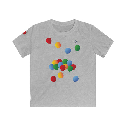 Tee-shirt enfant Ballons de couleur (à personnaliser)