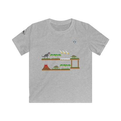 Tee-shirt enfant Plateforme des dinosaures (à personnaliser)