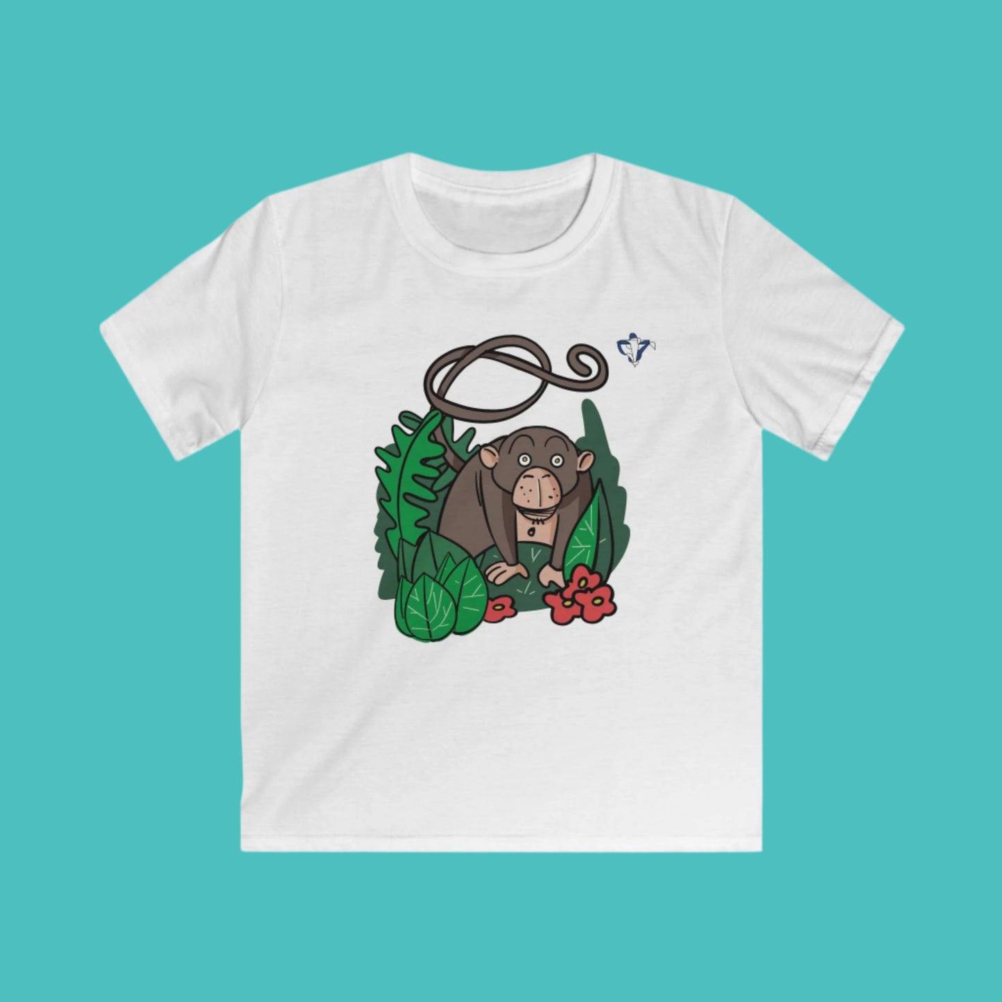Tee-shirt enfant Petit singe Personnalisatoin FACE