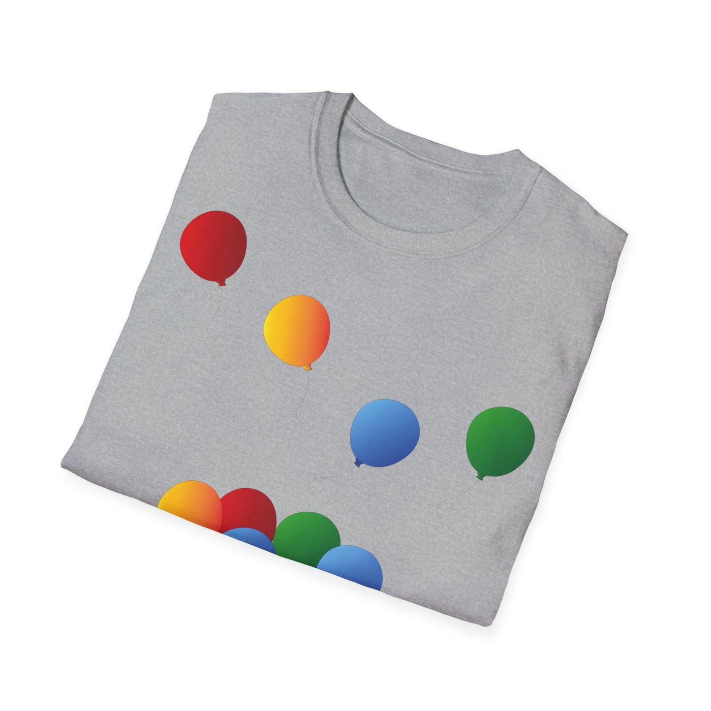 T-Shirt adulte mixte Ballons de couleur