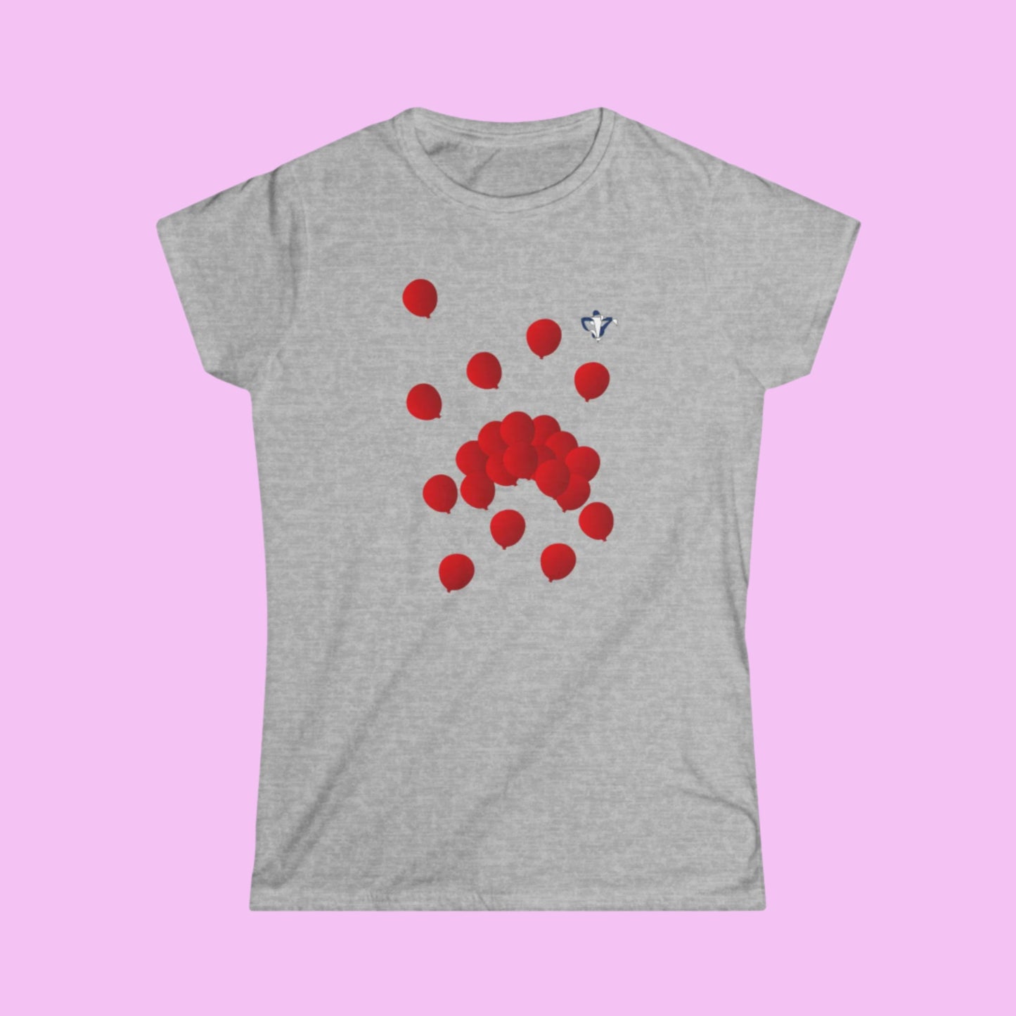 Tee-shirt femme Ballons rouges
