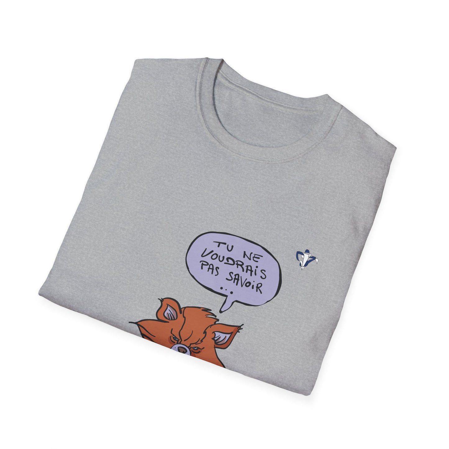 T-Shirt adulte mixte Chat roux Personnalisation FACE et MANCHE