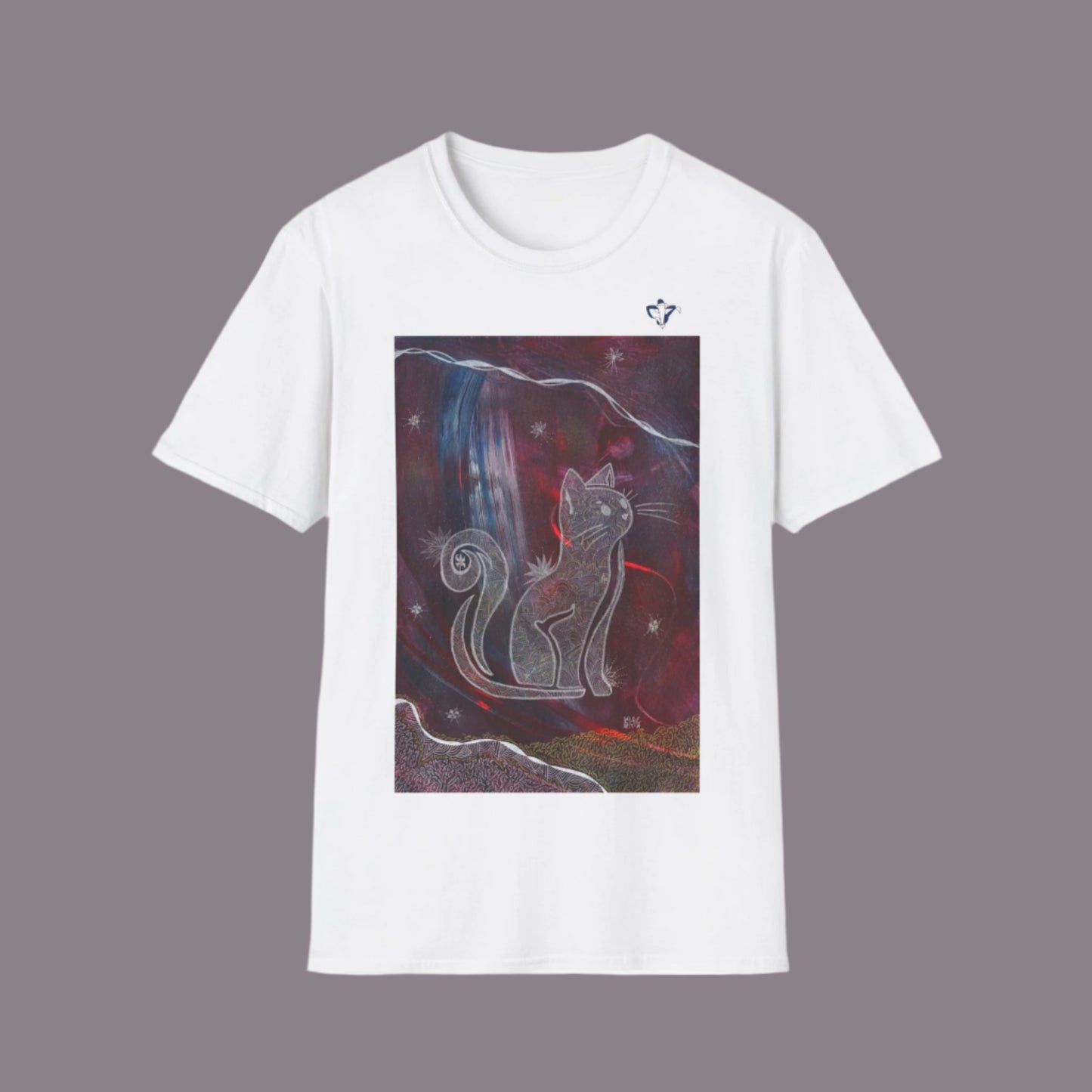 T-Shirt adulte mixte Le chat Personnalisation FACE