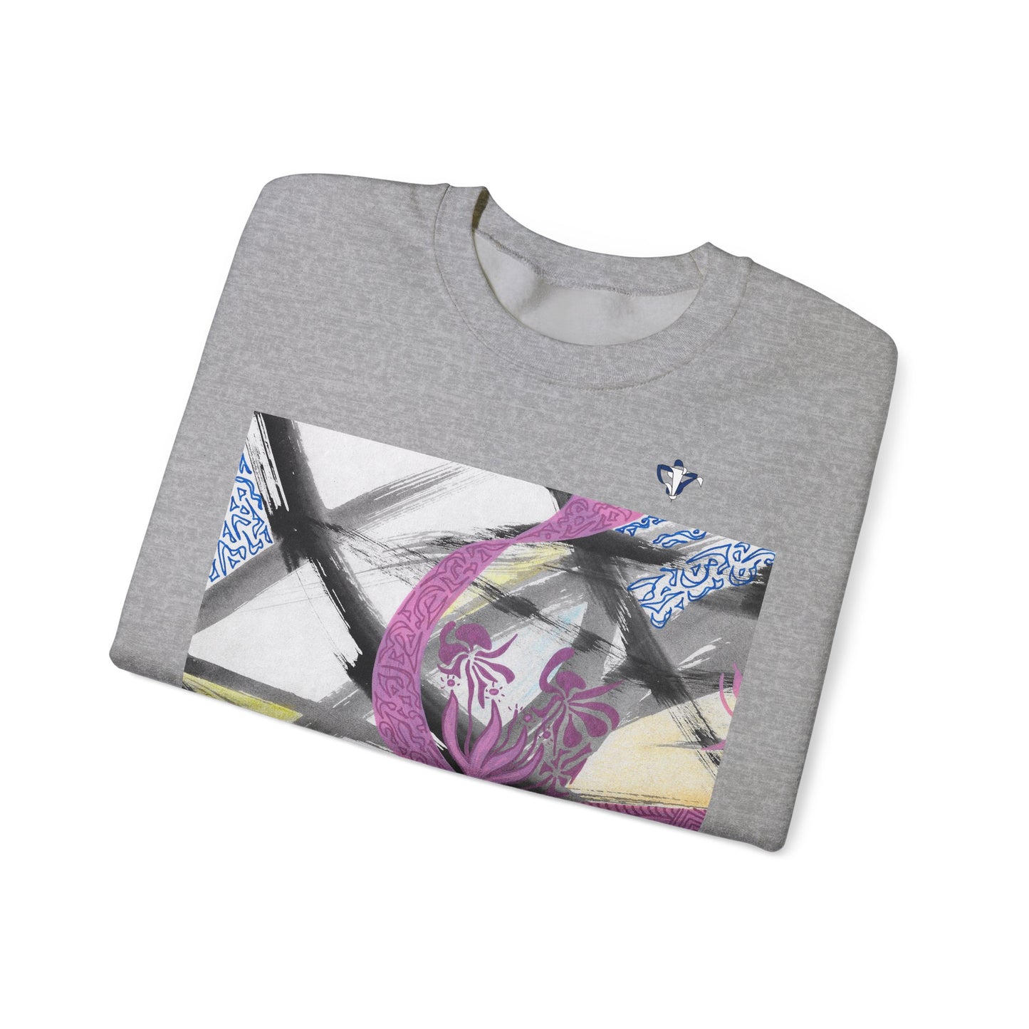 Sweatshirt adulte mixte Fleurs roses
