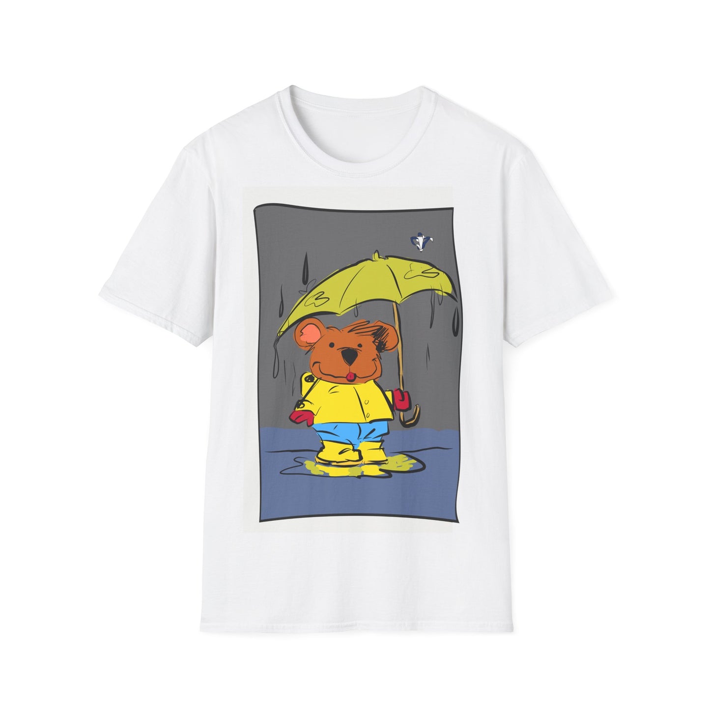 T-Shirt adulte mixte nounours Personnalisation FACE et MANCHE