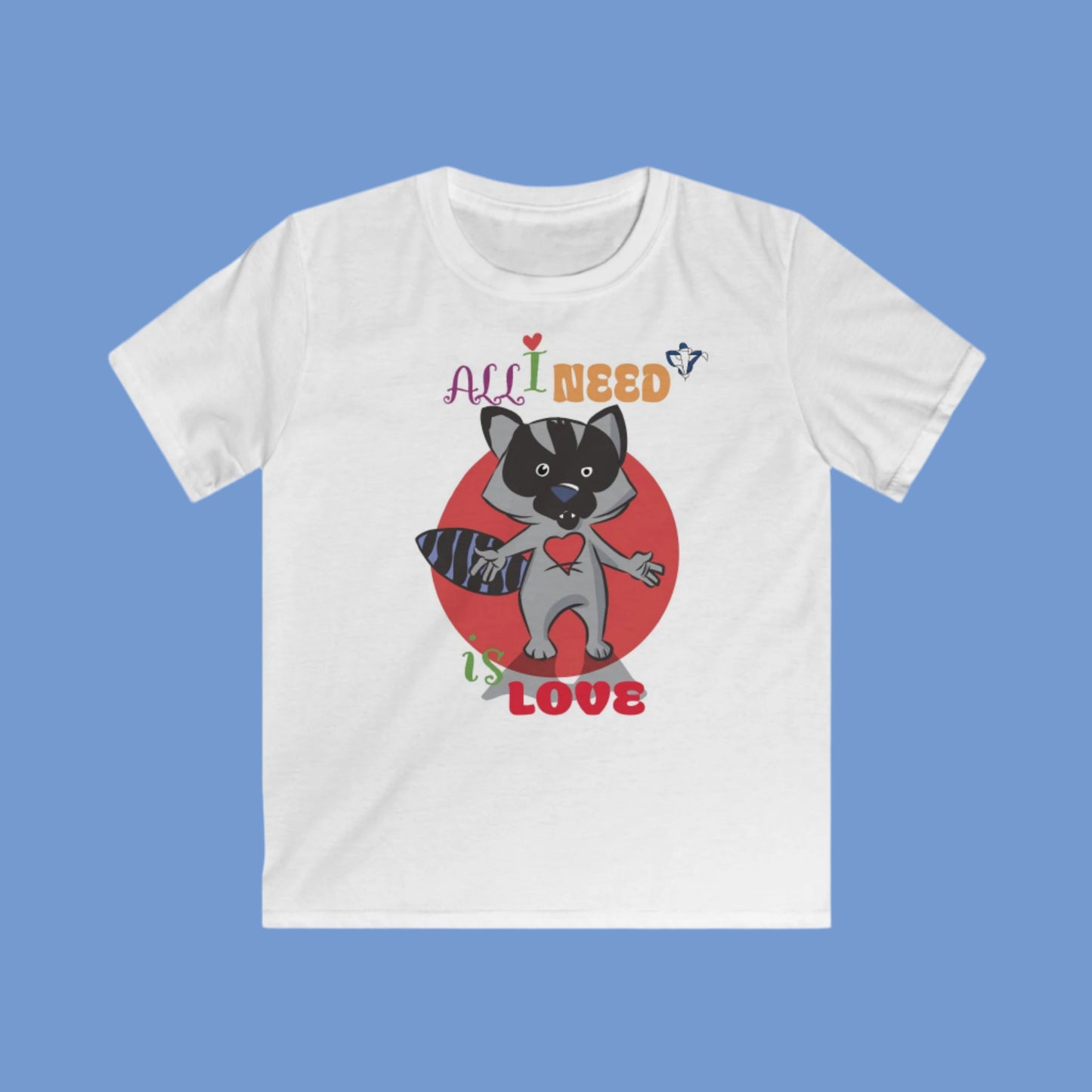 Tee-shirt enfant All I need Personnalisation FACE et MANCHE