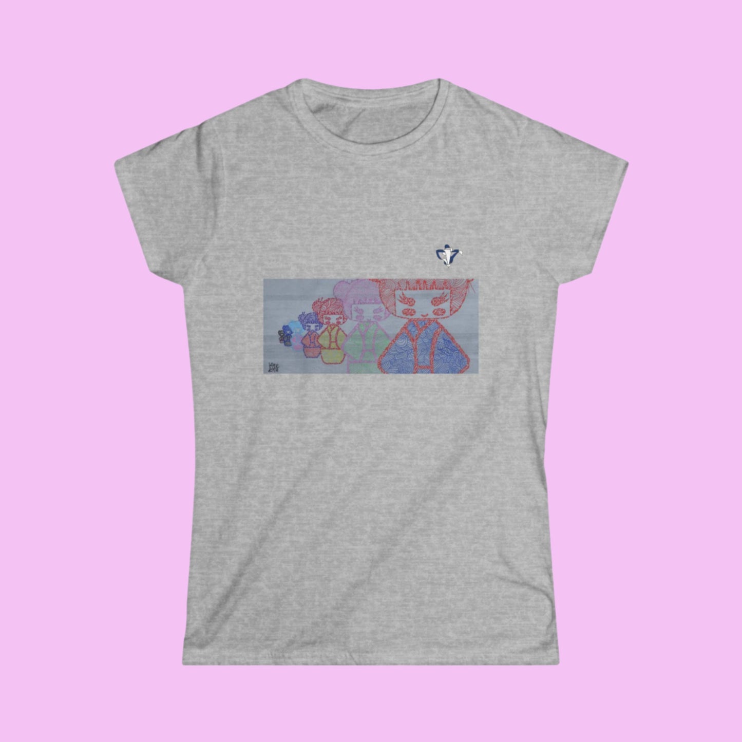 Tee-shirt femme Poupées japonaises