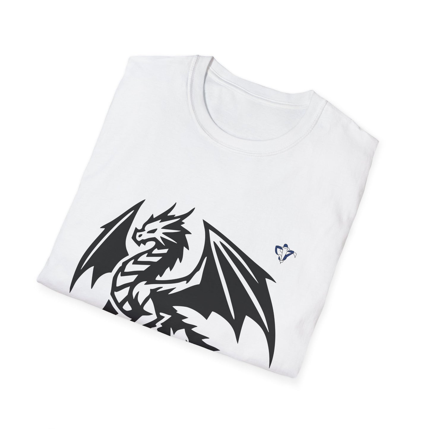 T-Shirt  adulte mixte Dragon stylisé Personnalisation FACE et MANCHE