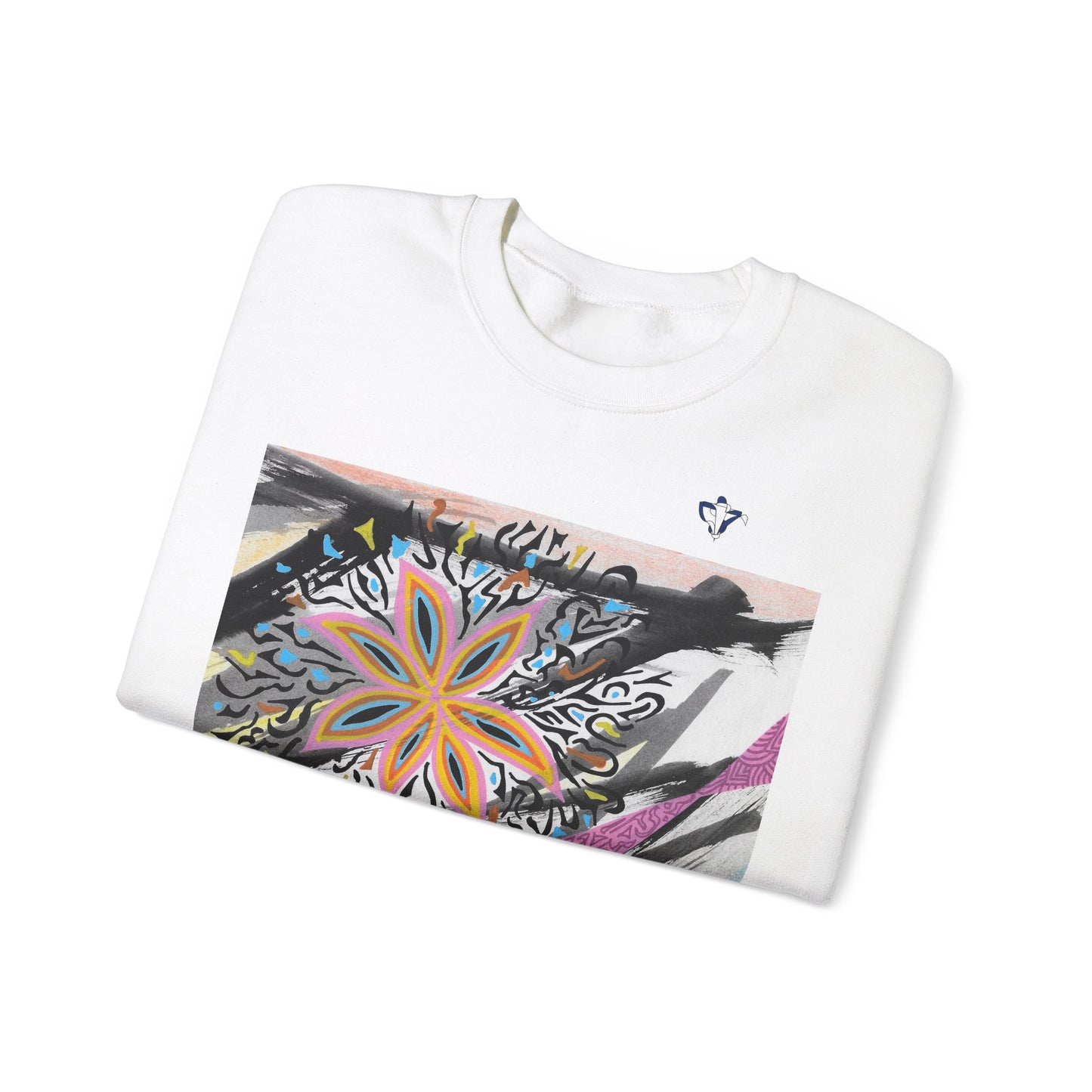 Sweatshirt adulte mixte Fleur multicolore
