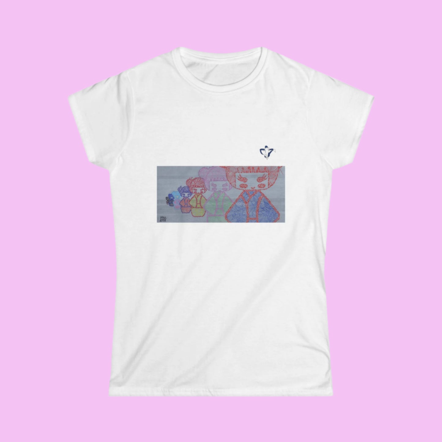 Tee-shirt femme Poupées japonaises