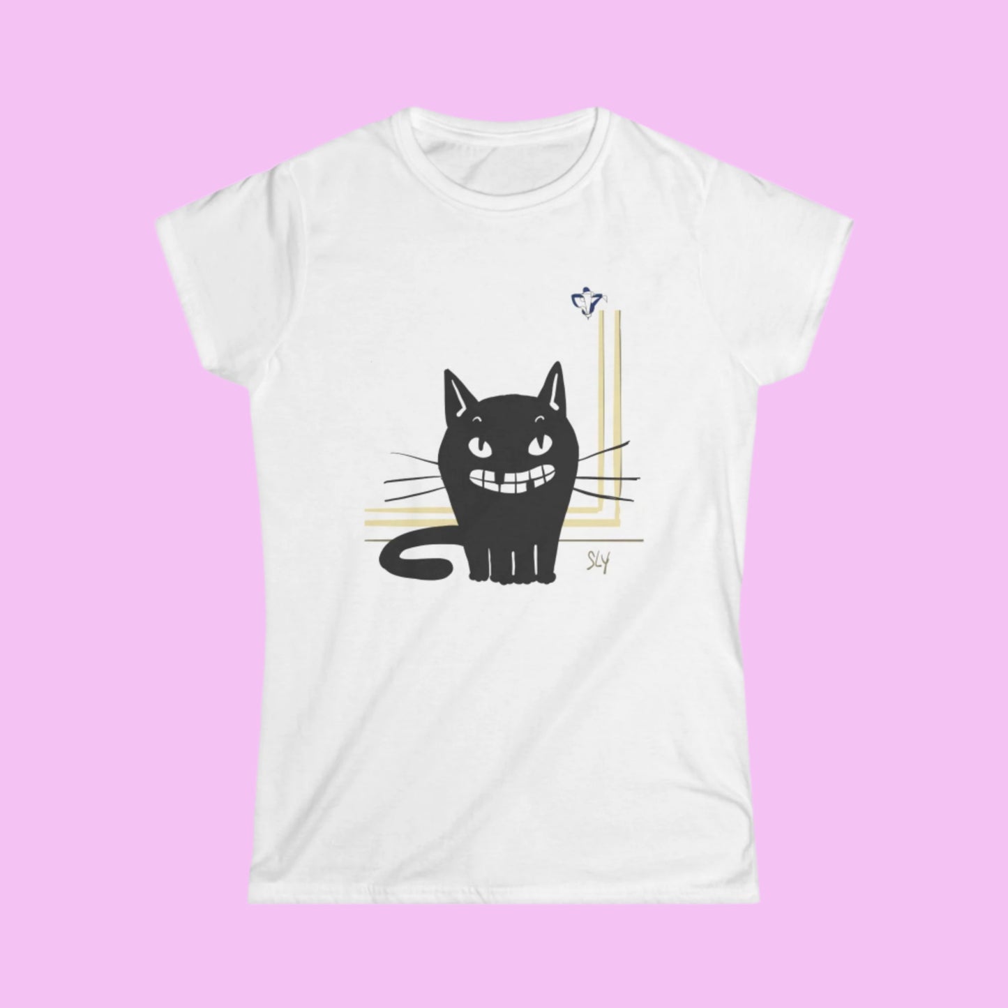 Tee-shirt femme Chat édenté
