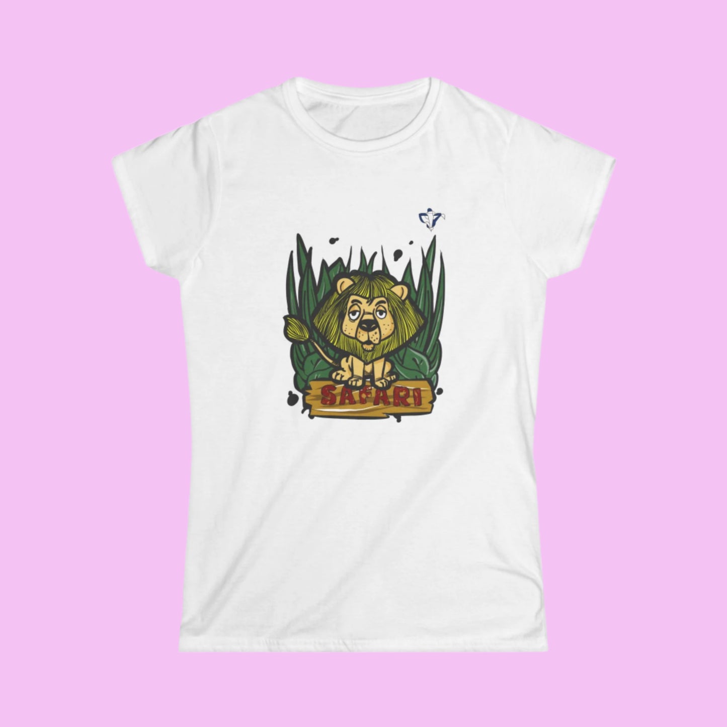 Tee-shirt femme Lion safari