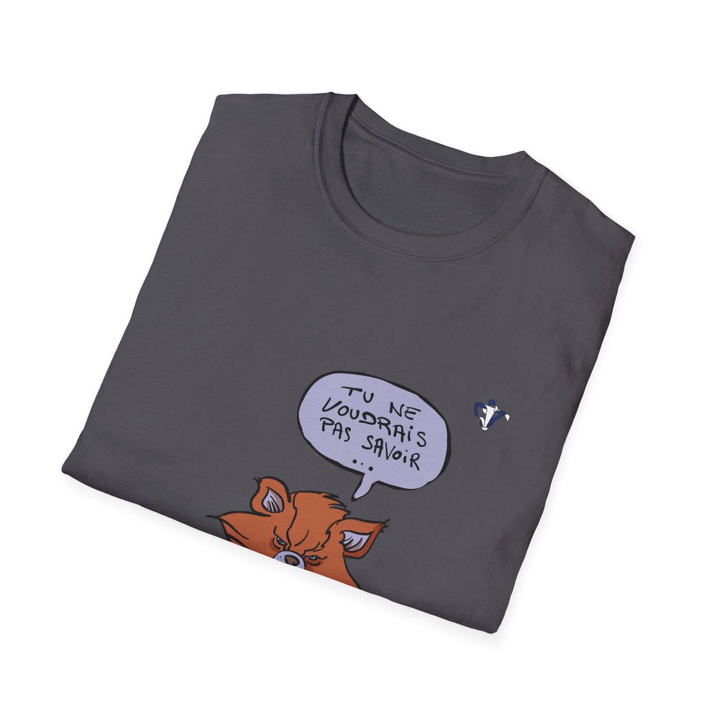 T-Shirt adulte mixte Chat roux Personnalisation FACE et MANCHE