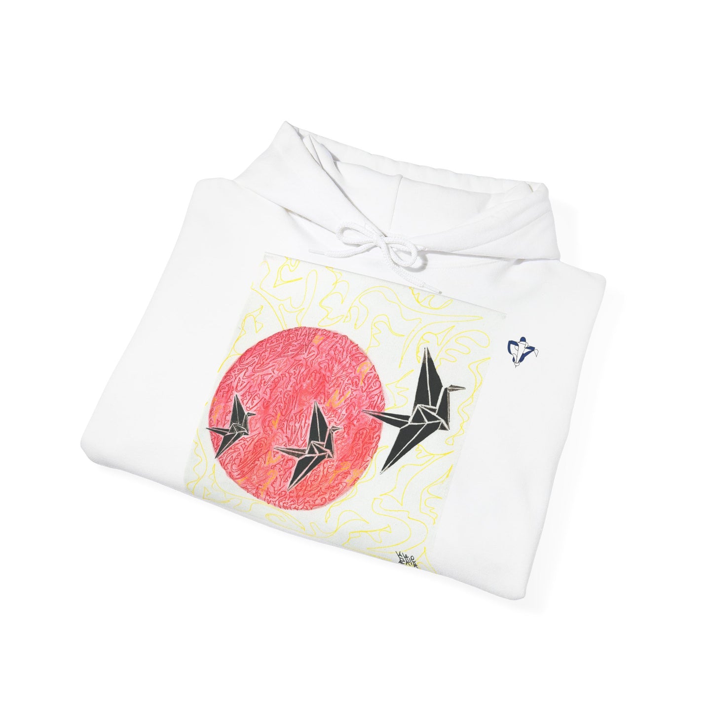 Sweatshirt à capuche adulte mixte Envolée de colibris