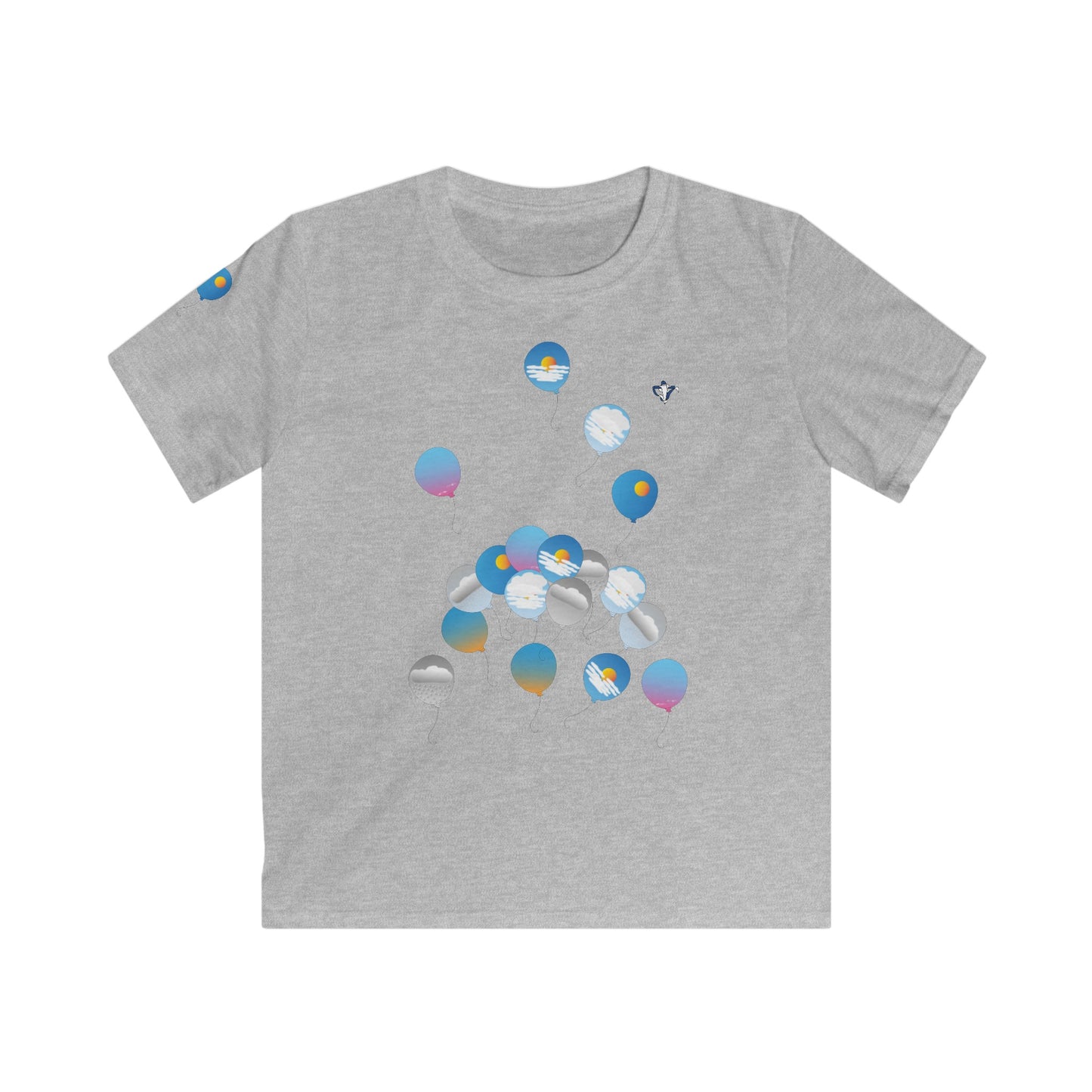 Tee-shirt enfant Ballons ciel (à personnaliser)