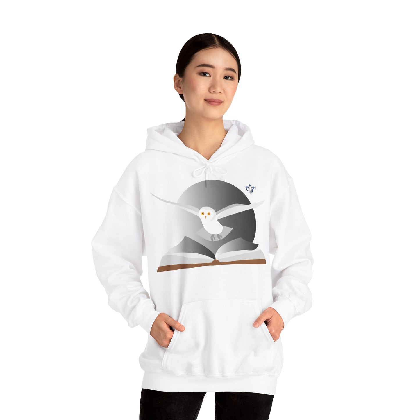 Sweatshirt à capuche adulte mixte Chouette