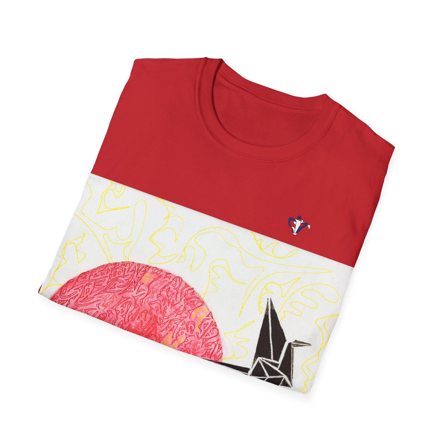 T-Shirt adulte mixte Envolée de colibris Personnalisation FACE et MANCHE