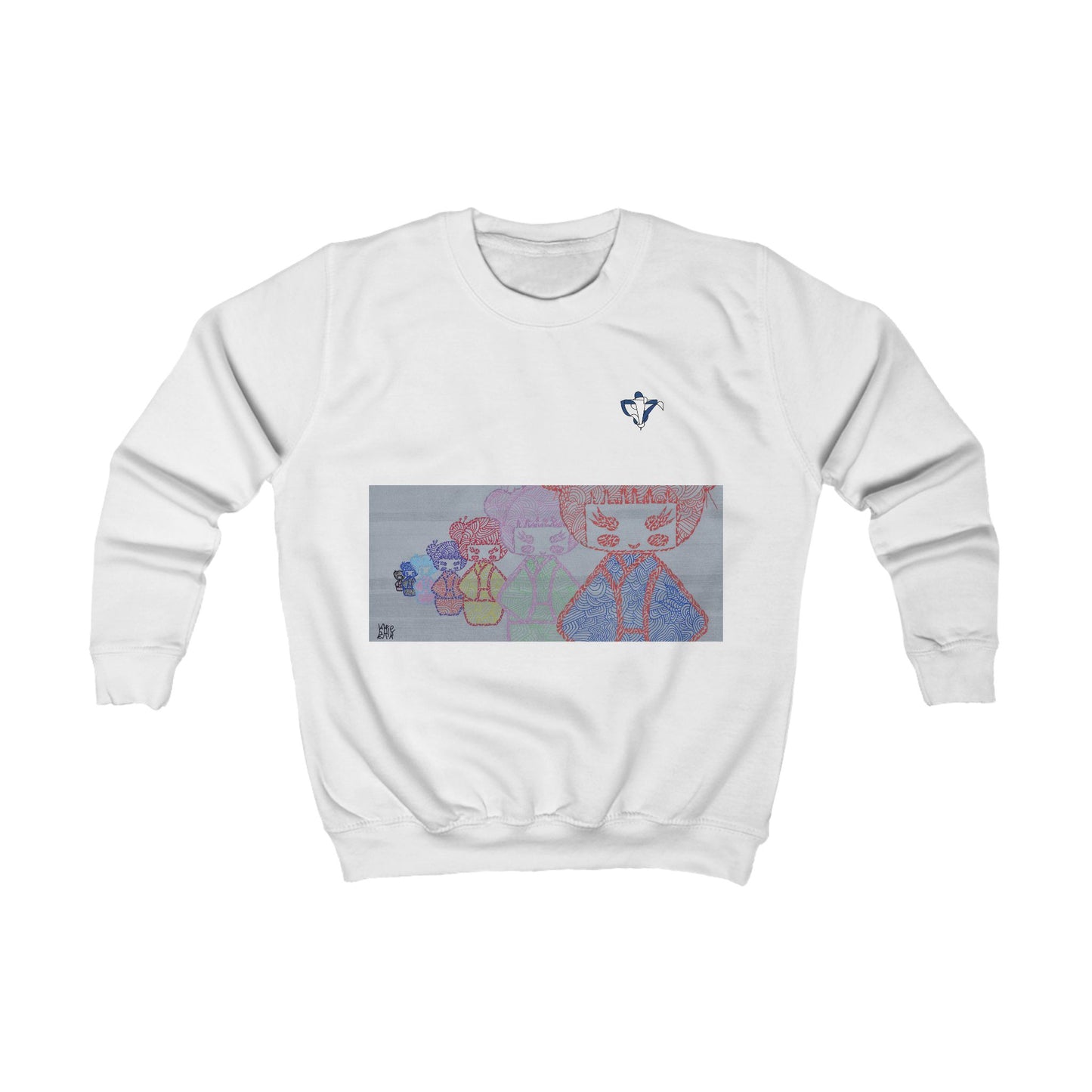 Sweatshirt enfant Poupées japonaises
