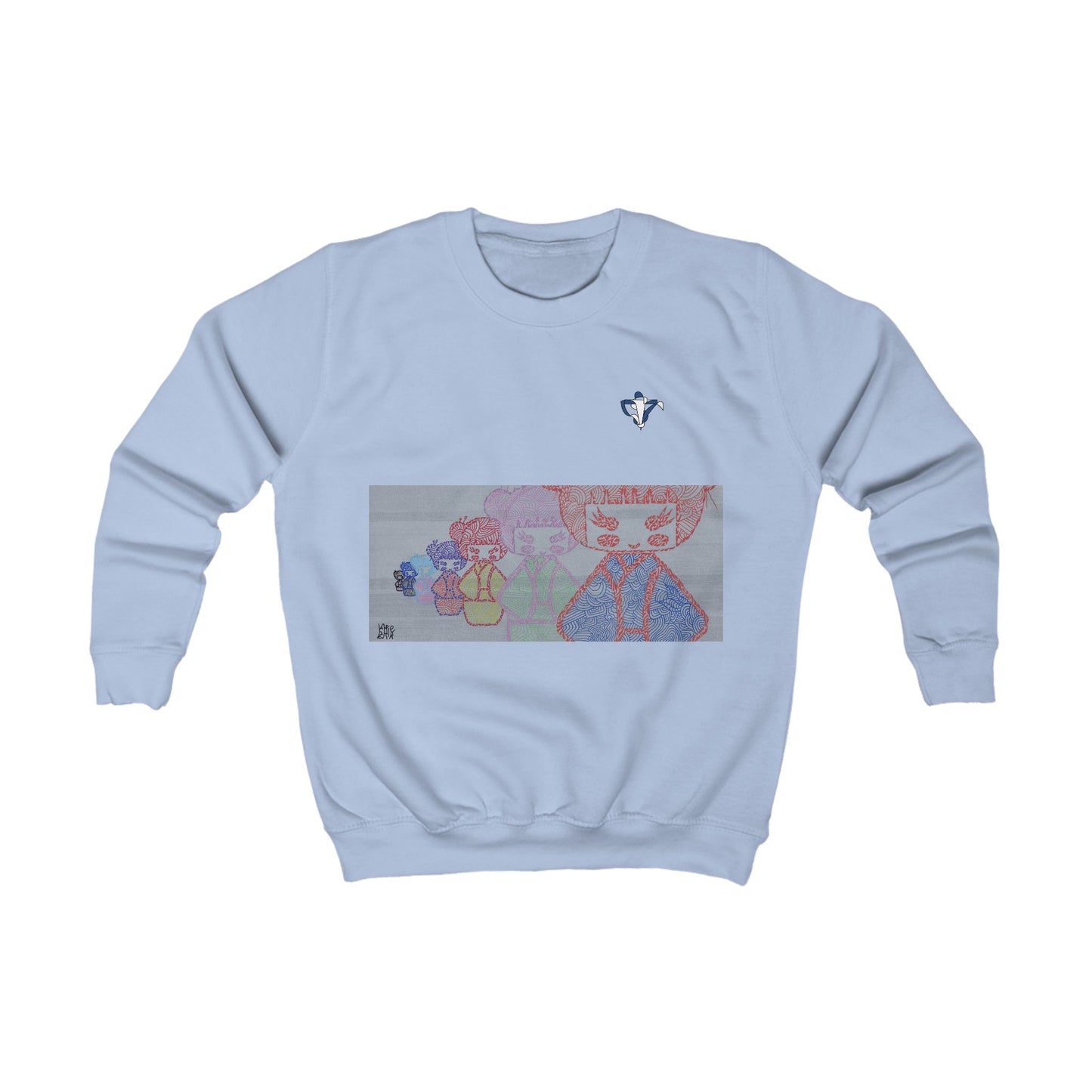 Sweatshirt enfant Poupées japonaises