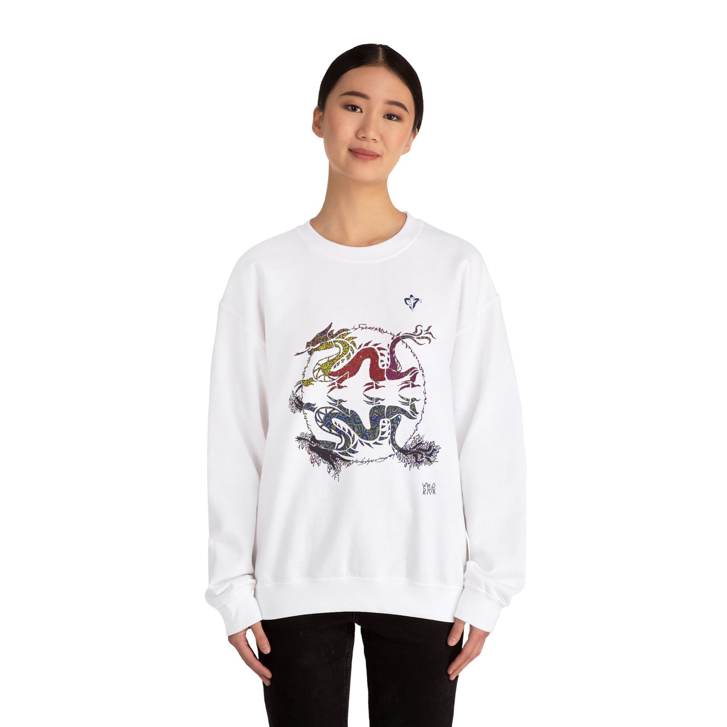 Sweatshirt adulte mixte Dragons miroir