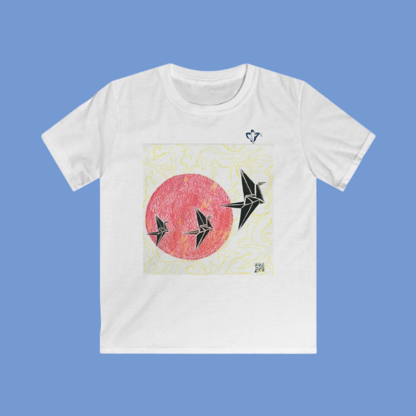 Tee-shirt enfant Colibris Personnalisation FACE et MANCHE