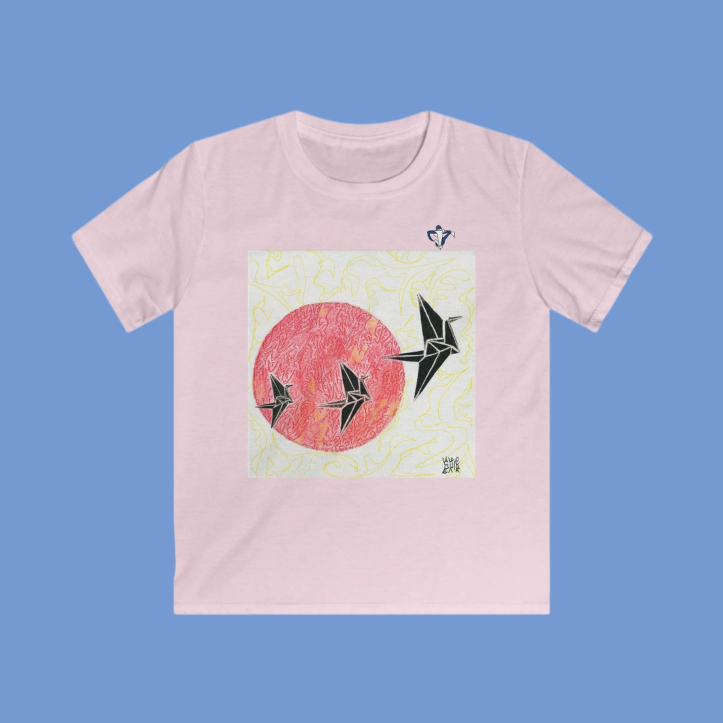 Tee-shirt enfant Colibris Personnalisation FACE et MANCHE