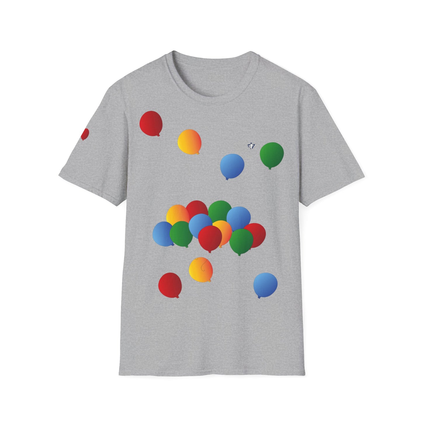 T-Shirt adulte mixte Ballons de couleur (à personnaliser)
