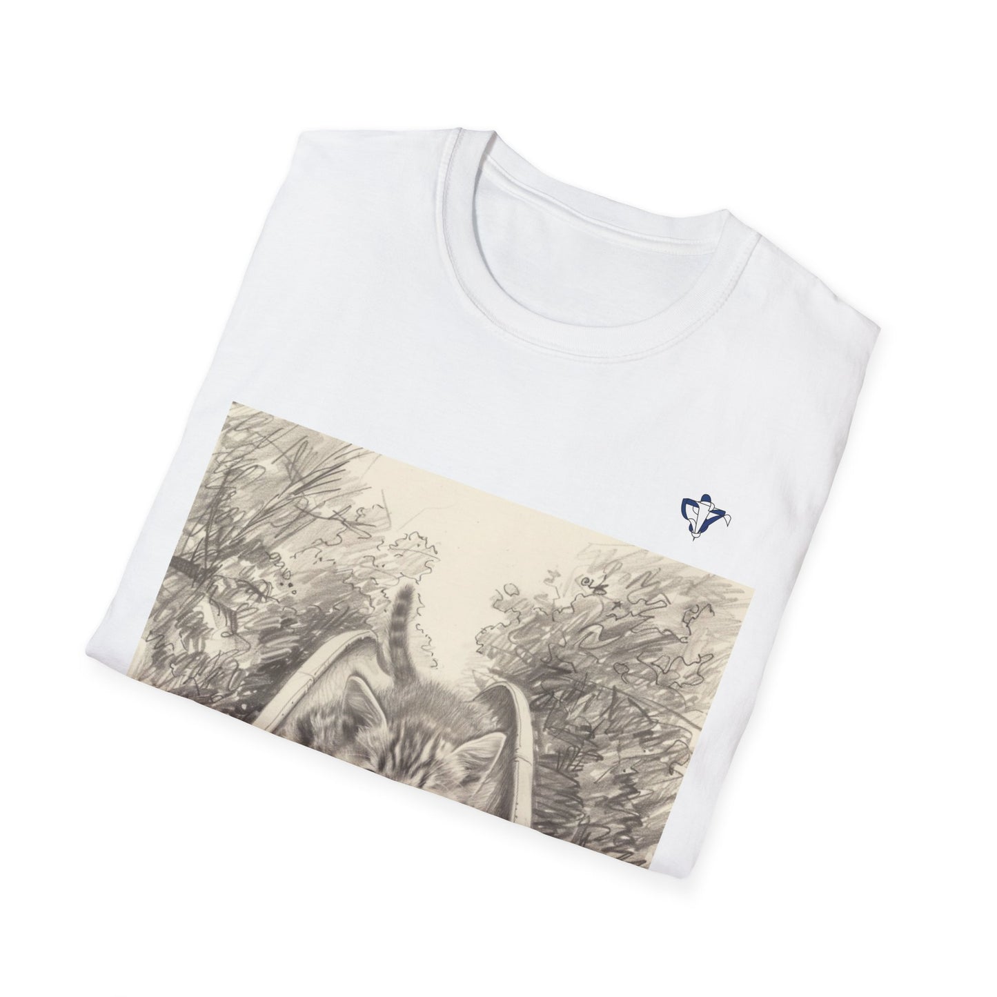 T-Shirt adulte mixte Petit chat Personnalisation FACE et MANCHE