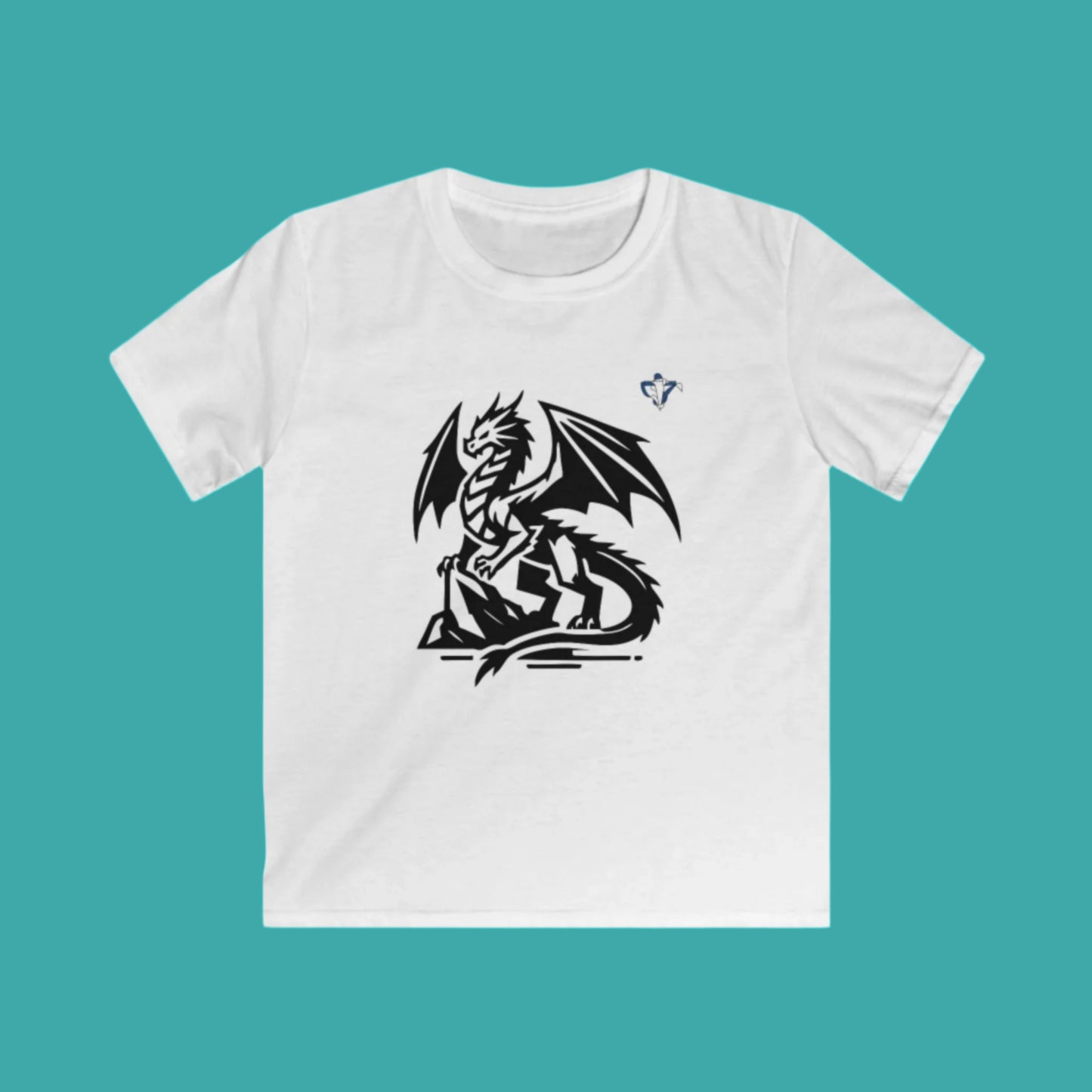 Tee-shirt enfant Dragon stylisé Personnalisation FACE