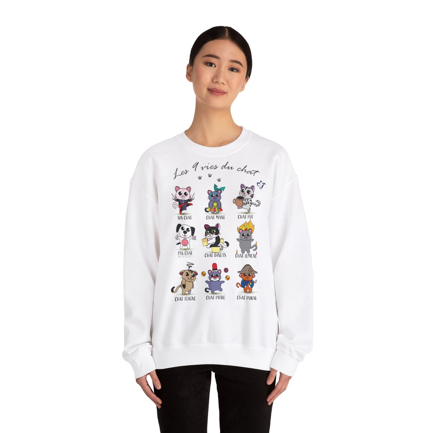 Sweatshirt adulte mixte 9 vies