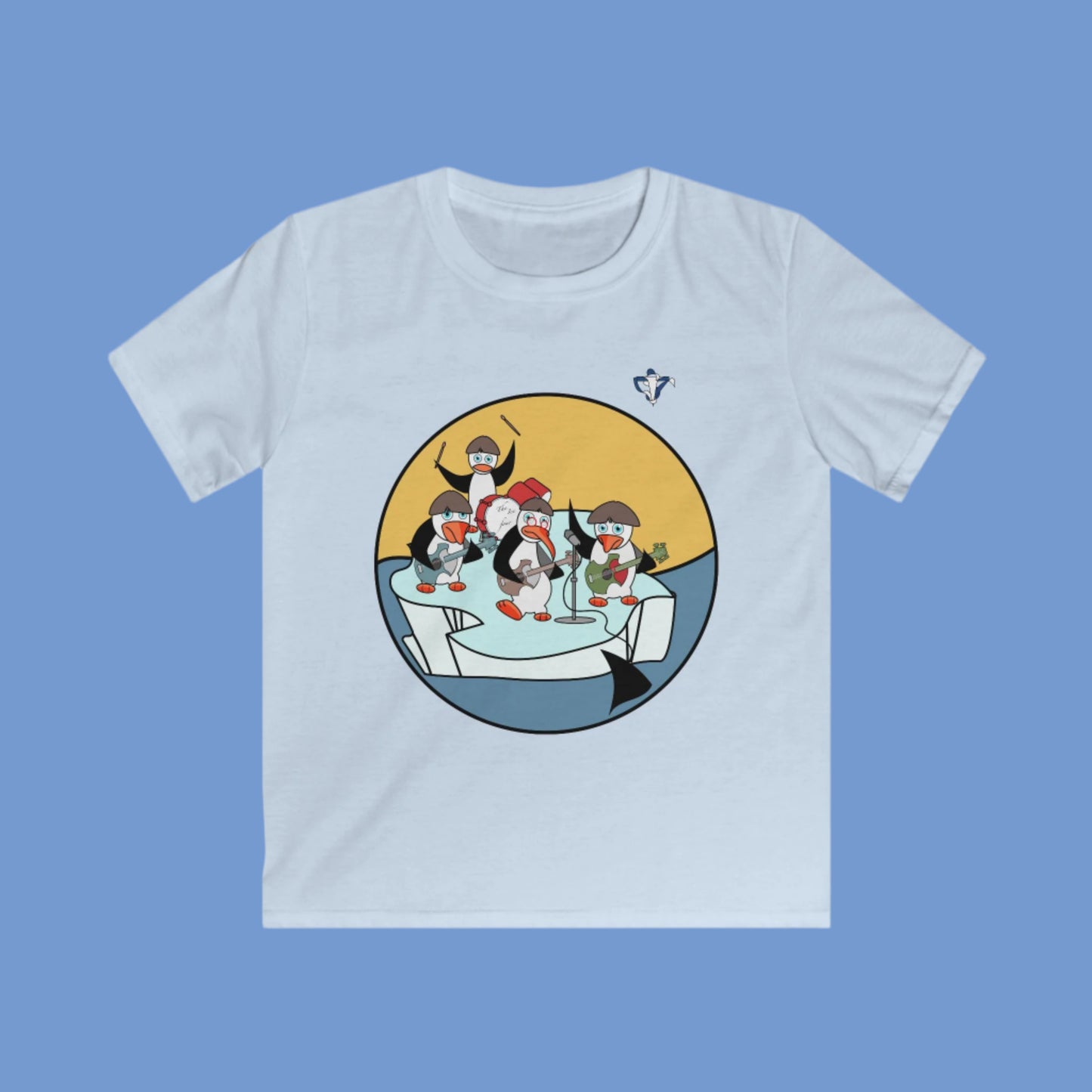Tee-shirt enfant Pingouins Personnalisation FACE et MANCHE