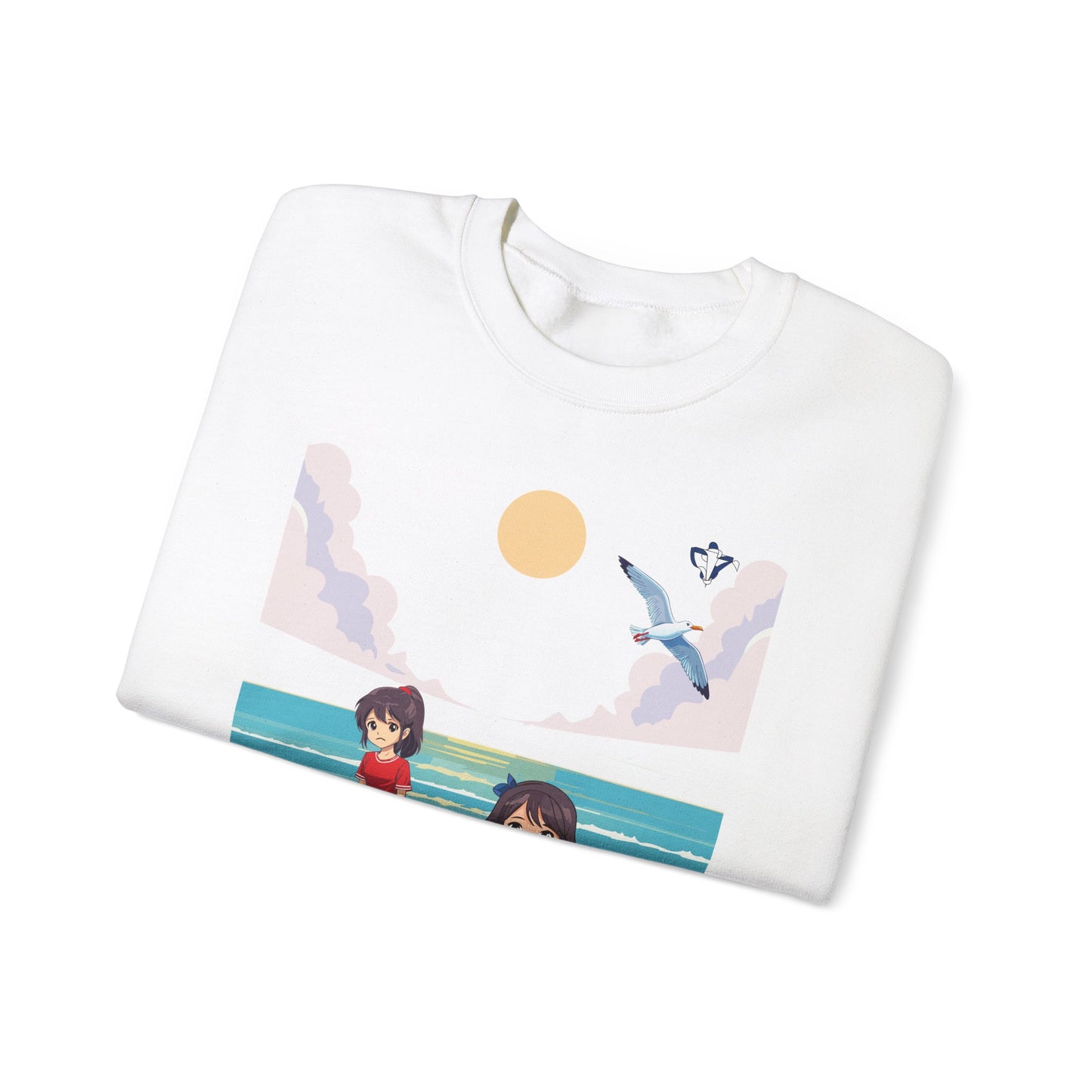 Sweatshirt adulte mixte Humeurs à la plage