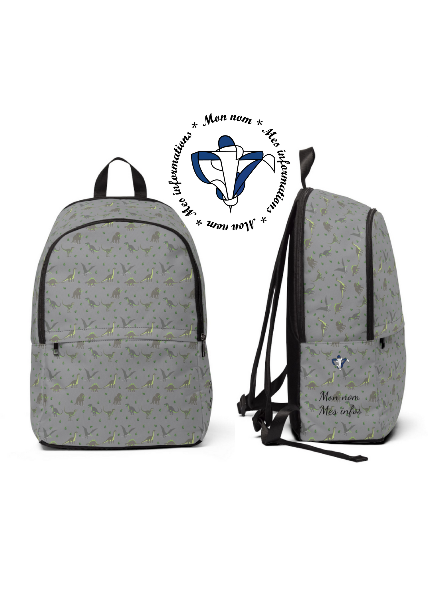 Sacs à dos avec logo Vesthes et informations utiles