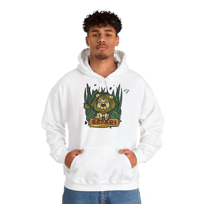 Sweatshirt à capuche adulte mixte Lion safari