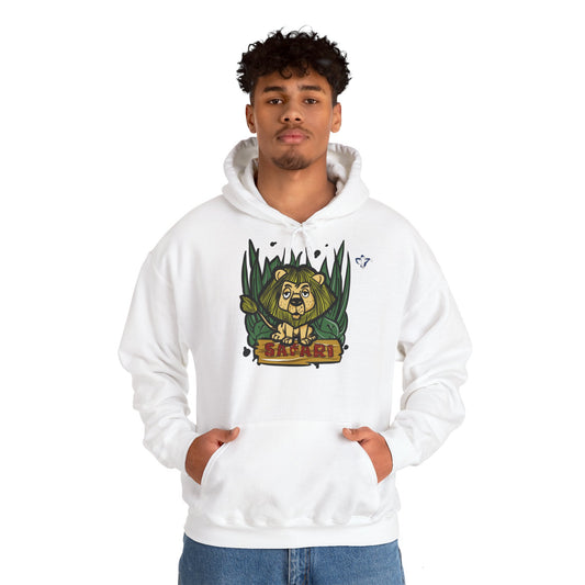 Sweatshirt à capuche adulte mixte Lion safari