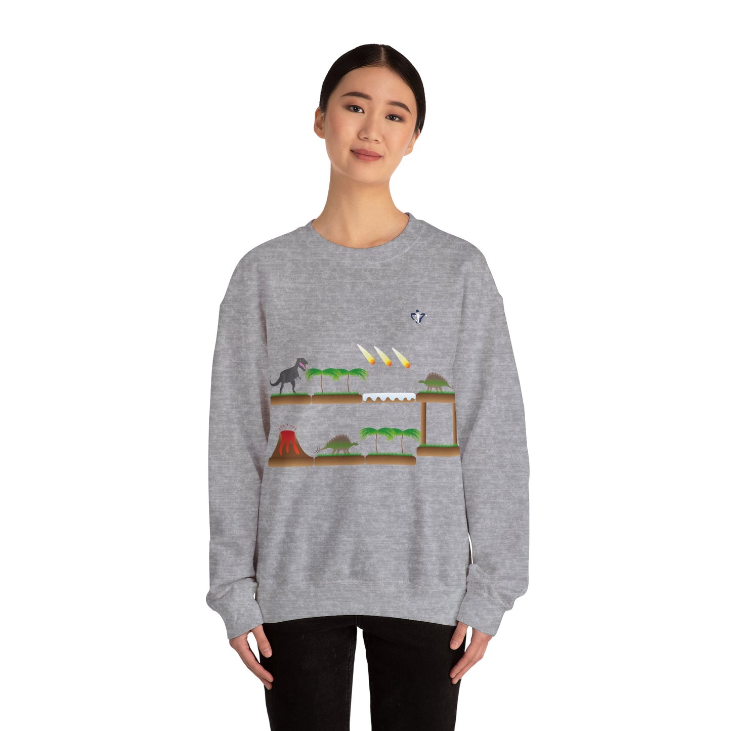 Sweatshirt adulte mixte Dinosaures (à personnaliser)