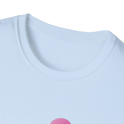 T-Shirt adulte mixte Ballons roses (à personnaliser)