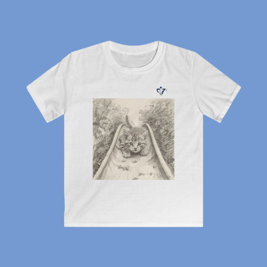 Tee-shirt enfant Petit chat (à personnaliser)