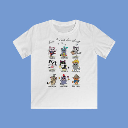 9 lives children's t-shirt (to personalize) 