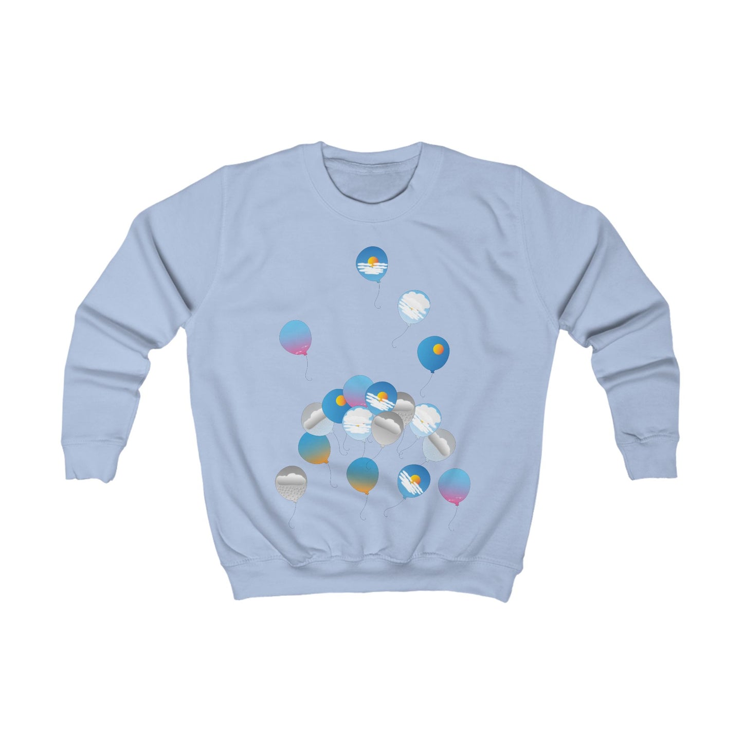 Sweatshirt enfant ballons du ciel