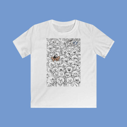 Tee-shirt enfant Les oursons Personnalisation FACE et MANCHE