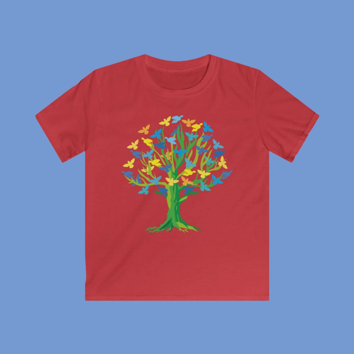 Tee-shirt enfant Arbre aux oiseaux